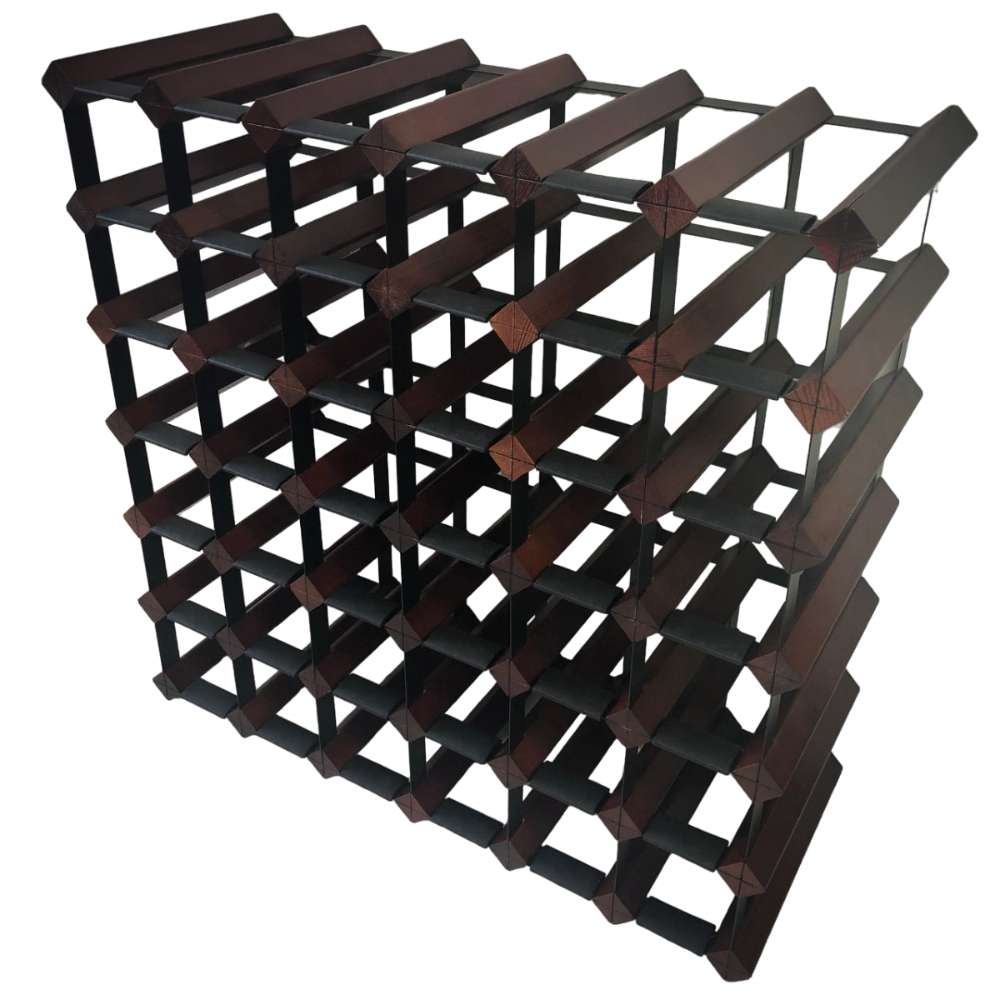 KingsBottle 42 Bottle Timber Wine Rack | 6x6 Configuration-Freedom Room