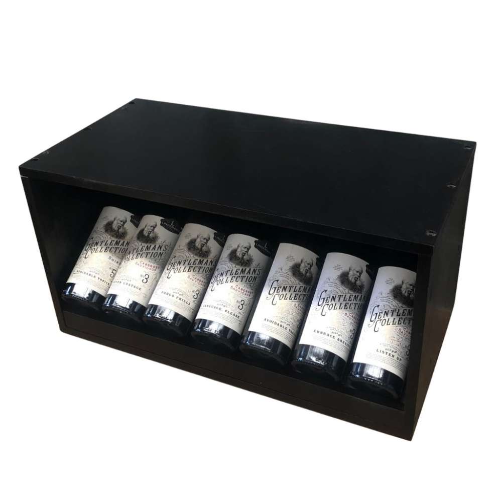 KingsBottle 7 Bottle Display Wine Cube-Freedom Room