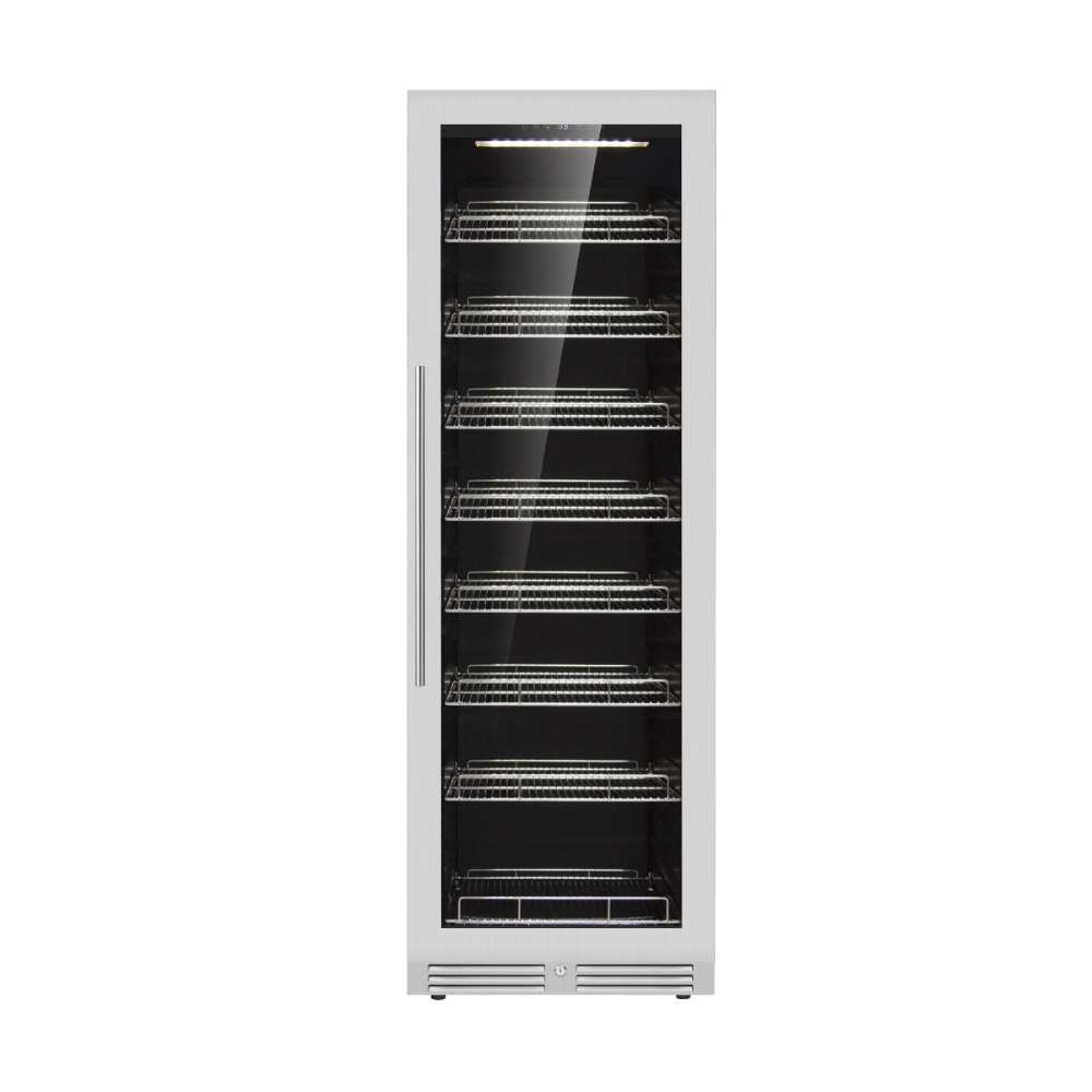 KingsBottle Large Beverage Refrigerator With Low-E Glass Door-Freedom Room