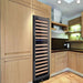 KingsBottle Tall Large Wine Refrigerator With Glass Door With Stainless Steel Trim-Freedom Room