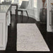 Kitchen walkway accented by Momeni Andes Indoor Rug - AND-8 Ivory