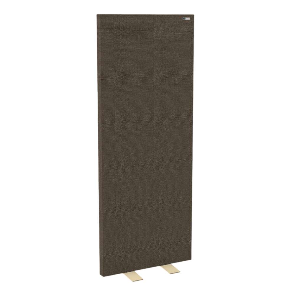 Lerwick GIK Acoustics FreeStand Acoustic Panel in a dark brown fabric finish for reducing noise and enhancing room acoustics