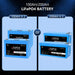 LiFePO4 battery options for Sun Gold Power 3000W Inverter 12VDC 120V Output LiFePO4 Battery Back-Up Off-Grid Solar Kit include dual 100Ah or 200Ah batteries