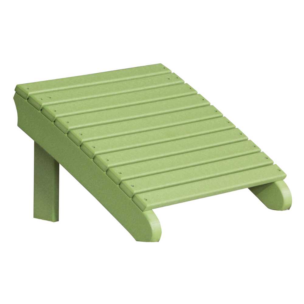 Lime Green LuxCraft Deluxe Adirondack Footrest