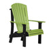 Lime Green and Black LuxCraft Royal Adirondack Chair