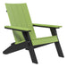 Lime Green and Black LuxCraft Urban Adirondack Chair