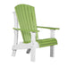 Lime Green and White LuxCraft Royal Adirondack Chair