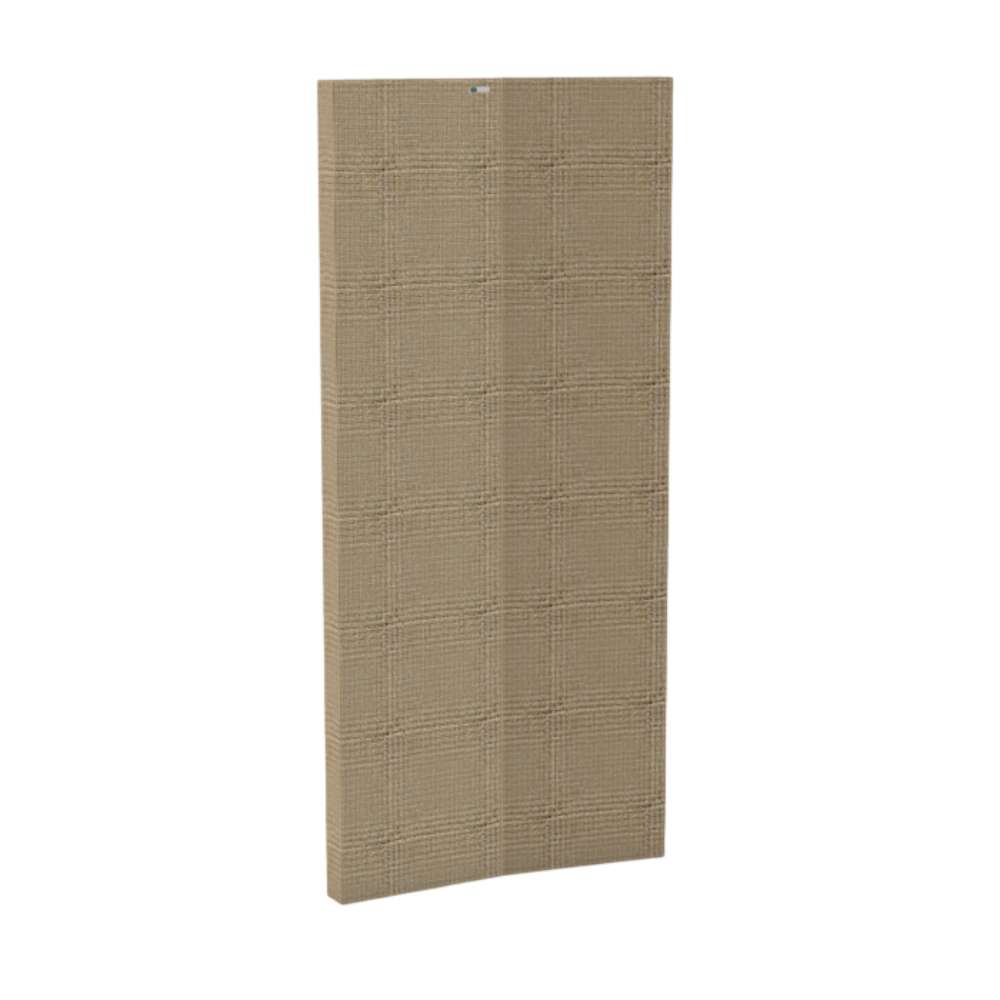 Lomond GIK Acoustics ScreenPanel Vocal Screen tan fabric acoustic panel with a woven finish and center seam