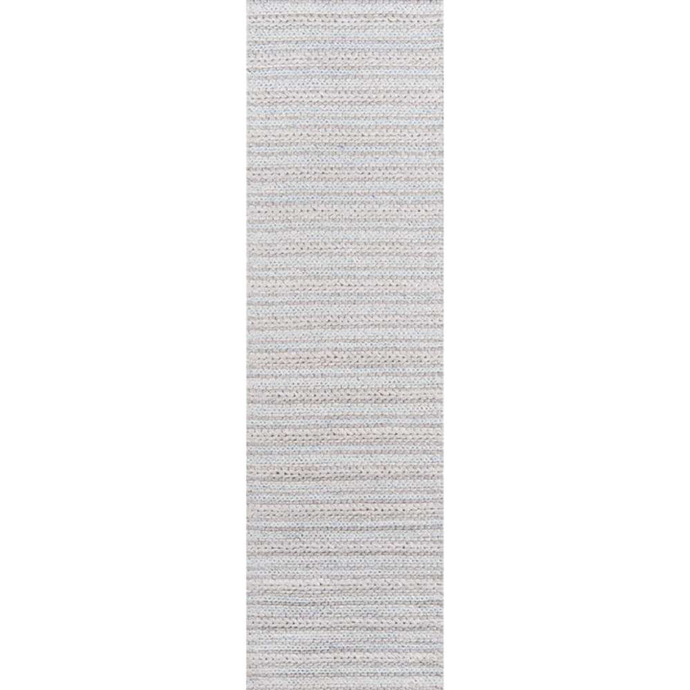 Long runner version of Momeni Andes Indoor Rug - AND-4 Light Grey fits perfectly in hallways or entryways