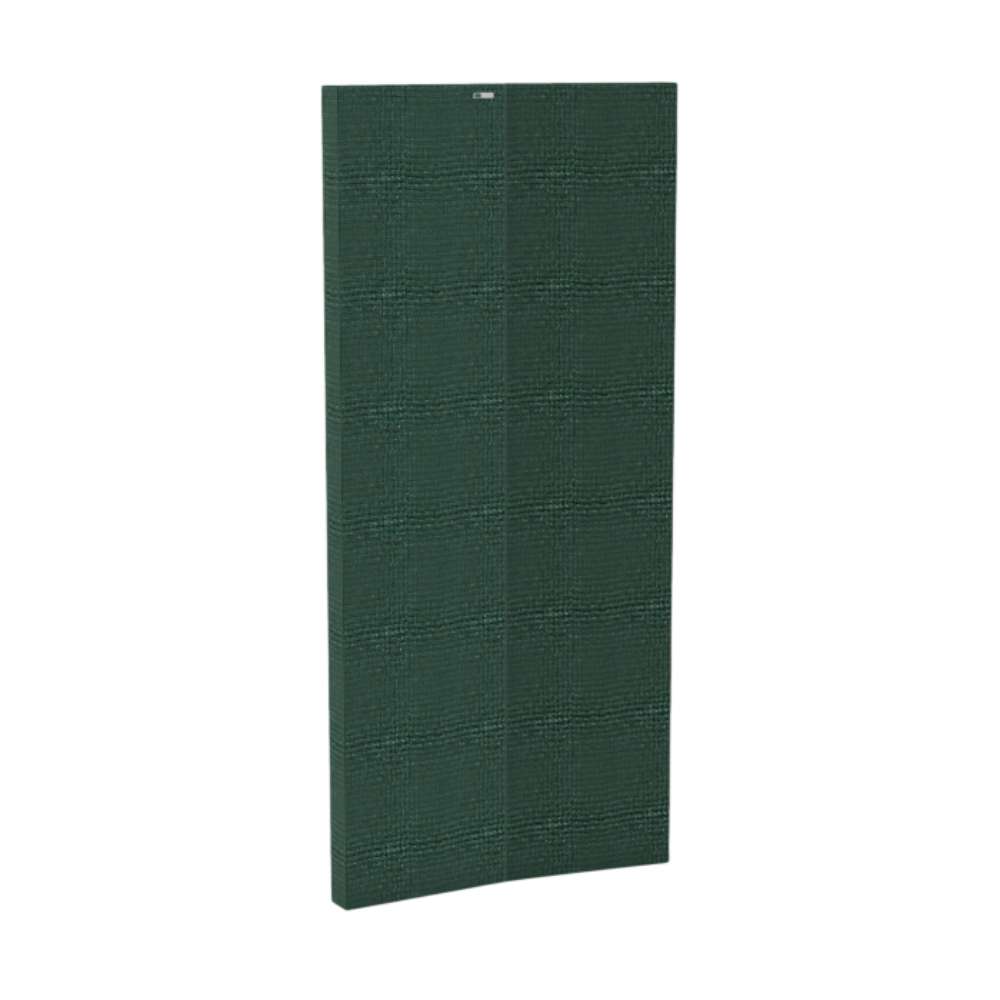 Lora GIK Acoustics ScreenPanel Vocal Screen dark green fabric acoustic panel with a textured woven finish