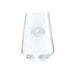 Los Angeles Rams Crate & Barrel NFL Tour 19oz Stemless Wine Glass, Set of 4 featuring the Rams stylized LA horn logo etched on clear glass