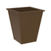 LuxCraft Poly Lumber Elite Planter in sizes 18in 22in and 26in Chestnut Brown