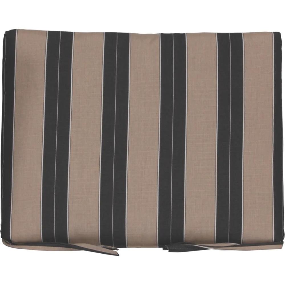 Luxcraft 2' Seat Cushion made of sunbrella fabric in color Berenson Tuxedo