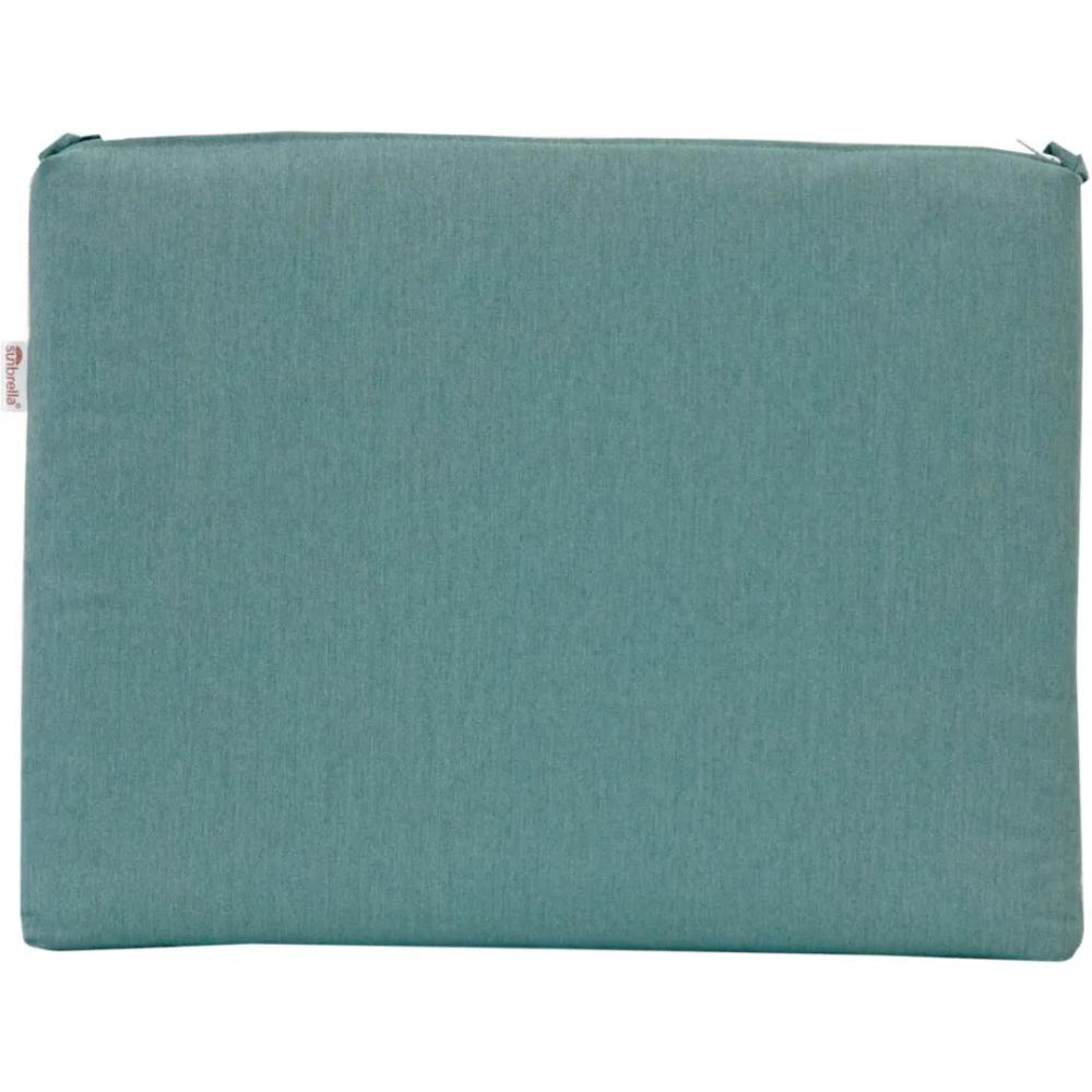 Luxcraft 2' Seat Cushion made of sunbrella fabric in color Cast Breeze