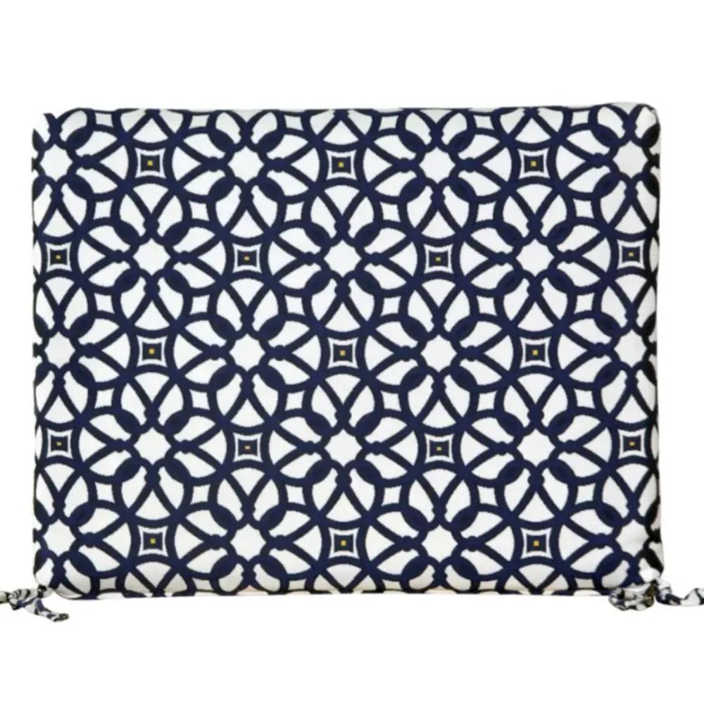 Luxcraft 2' Seat Cushion made of sunbrella fabric in color Luxe Indigo