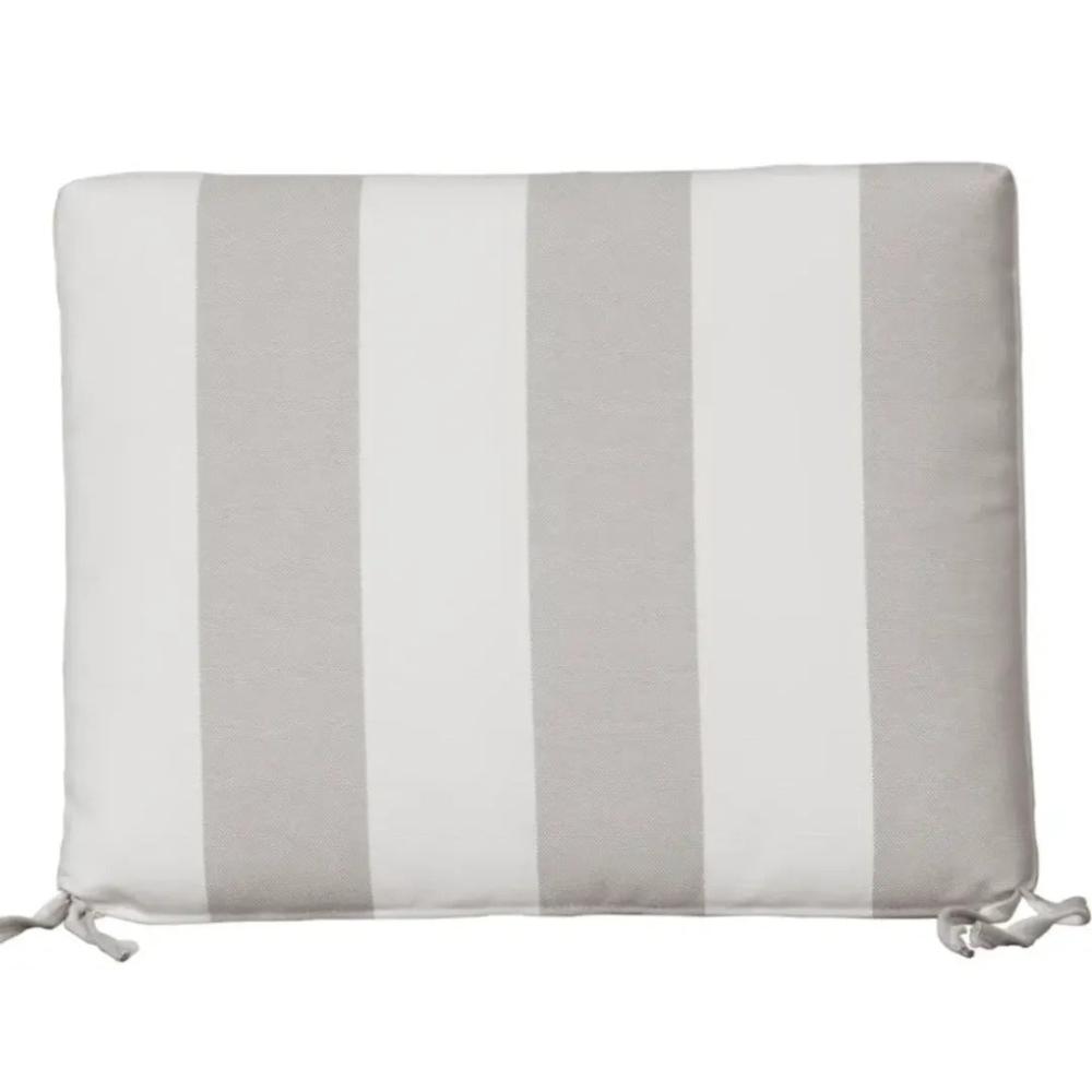 Luxcraft 2' Seat Cushion made of sunbrella fabric in color Solana Seagull