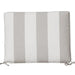 Luxcraft 2' Seat Cushion made of sunbrella fabric in color Solana Seagull