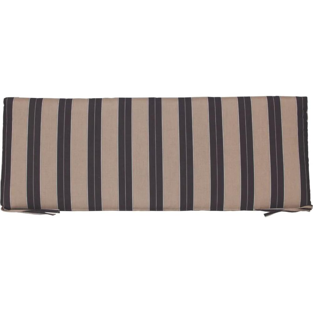 Luxcraft 4' Seat Cushion made of Sunbrella fabric in color Berenson Tuxedo