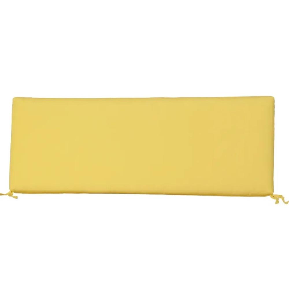 Luxcraft 4' Seat Cushion made of Sunbrella fabric in color Buttercup