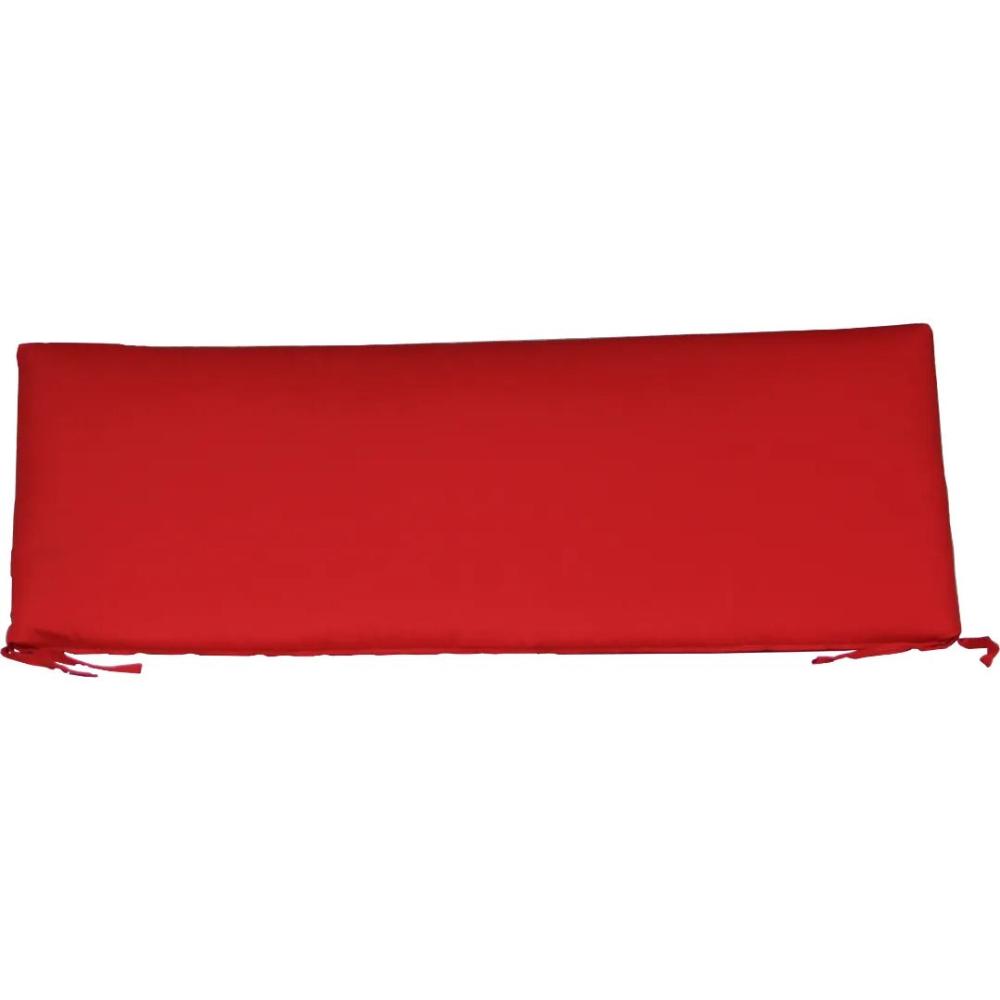 Luxcraft 4' Seat Cushion made of Sunbrella fabric in color Logo Red