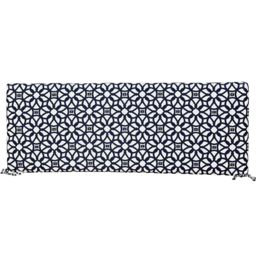 Luxcraft 4' Seat Cushion made of Sunbrella fabric in color Luxe Indigo