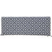 Luxcraft 4' Seat Cushion made of Sunbrella fabric in color Luxe Indigo