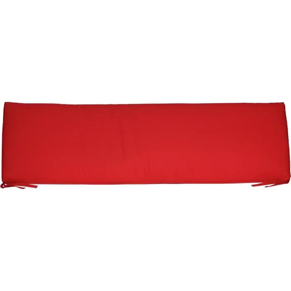 Luxcraft 5' Seat Cushion made of Sunbrella fabric in color Logo Red