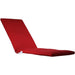 Luxcraft Sunbrella Fabric Lounge Cushion Logo Red