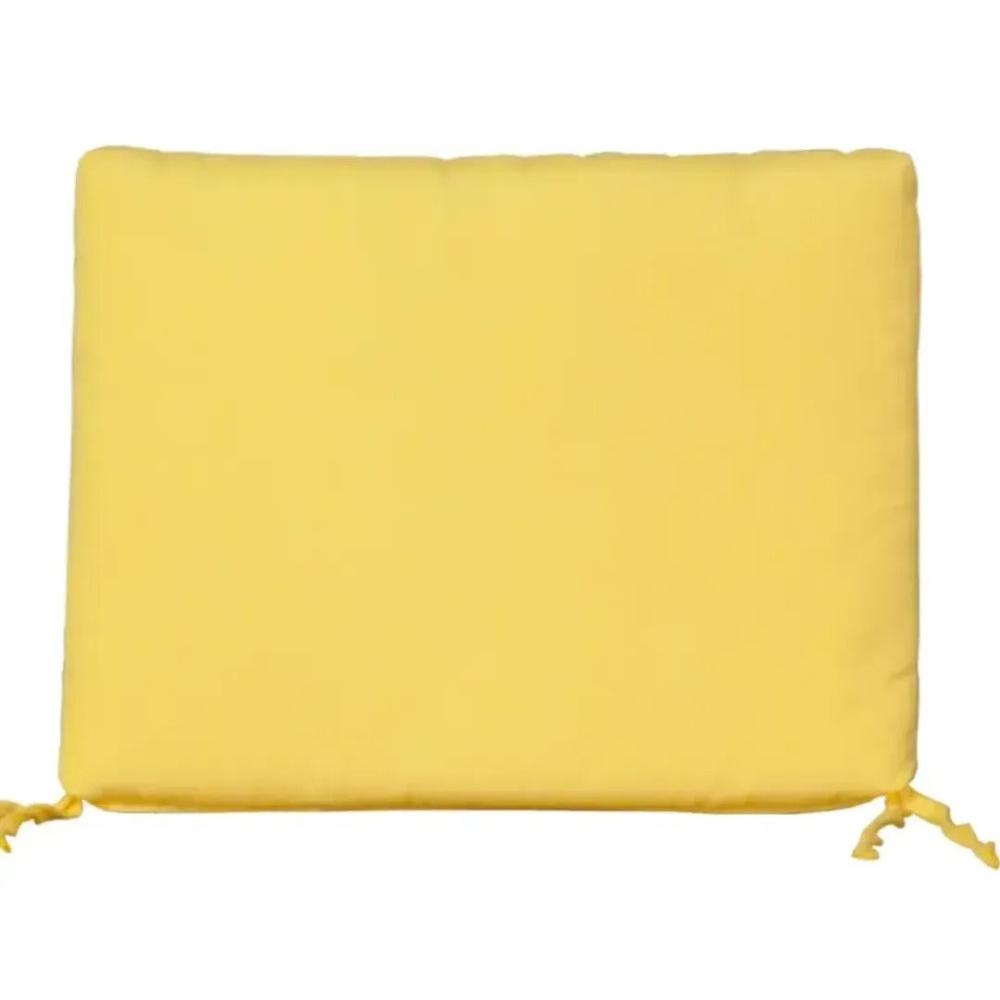 Luxcraft 2' Seat Cushion made of Sunbrella fabric in color Buttercup