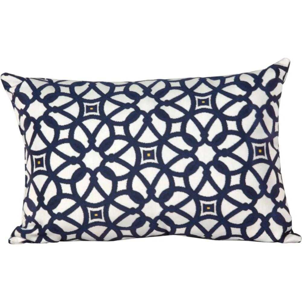 Luxe Indigo LuxCraft Lumbar Pillow