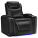 Midnight Black Valencia Oslo Nouvelle Home Theater Seating Single Width 37 Height 45 Depth 39