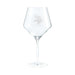 Minnesota Vikings Crate & Barrel NFL Tour 24oz Red Wine Glass, Set of 4 featuring the Vikings horned warrior-head logo etched on a clear stemmed wine glass