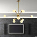 Modern Lé Luxe 12-Light Celia Pendant-Freedom Room