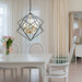 Modern Lé Luxe 4-Light Geo Chandelier-Freedom Room