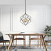 Modern Lé Luxe 4-Light Geo Chandelier-Freedom Room