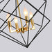 Modern Lé Luxe 4-Light Geo Chandelier-Freedom Room