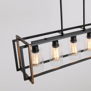 Modern Lé Luxe 5-Light Island Linear Pendant-Freedom Room