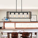 Modern Lé Luxe 5-Light Island Linear Pendant-Freedom Room