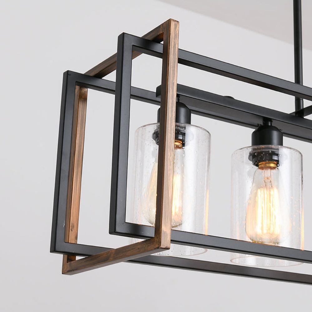 Modern Lé Luxe 5-Light Island Linear Pendant-Freedom Room