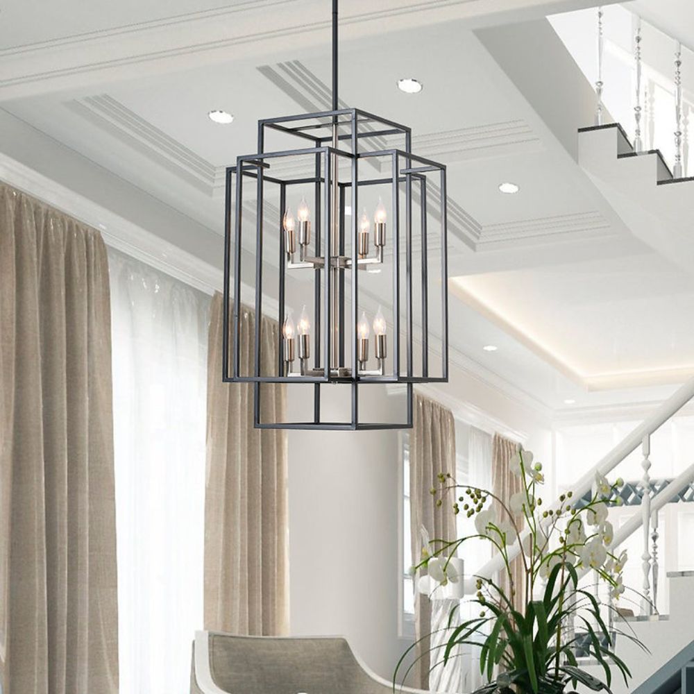 Modern Lé Luxe 8-Light Lantern Chandelier-Freedom Room