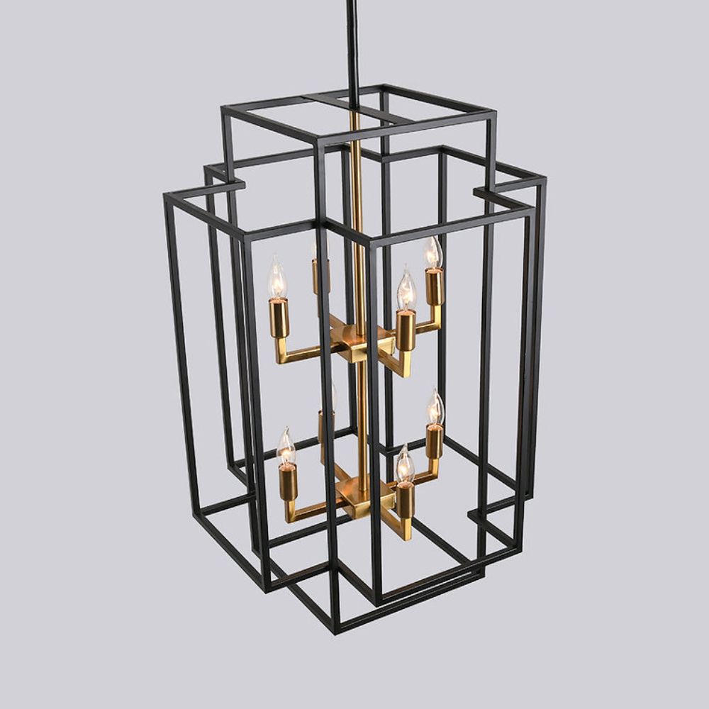 Modern Lé Luxe 8-Light Lantern Chandelier-Freedom Room