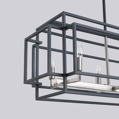 Modern Lé Luxe 8-Light Manada Linear Pendant-Freedom Room