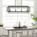 Modern Lé Luxe 8-Light Manada Linear Pendant-Freedom Room