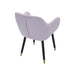 Modern Lé Luxe Ailin Dining Armchair - Grey Goose-Freedom Room