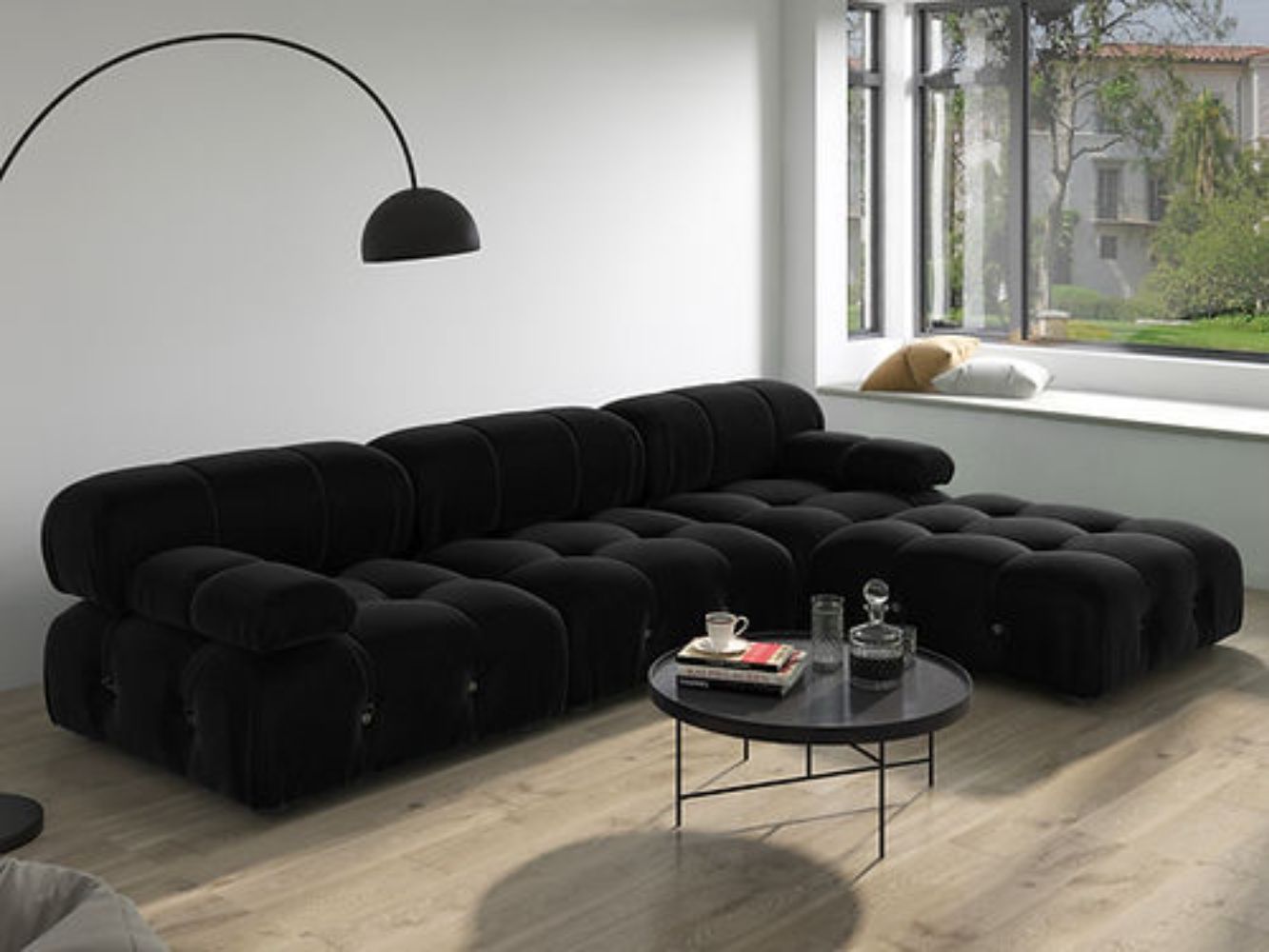 Modern Lé Luxe Bellini Modular Sectional C4 Sofa-Freedom Room