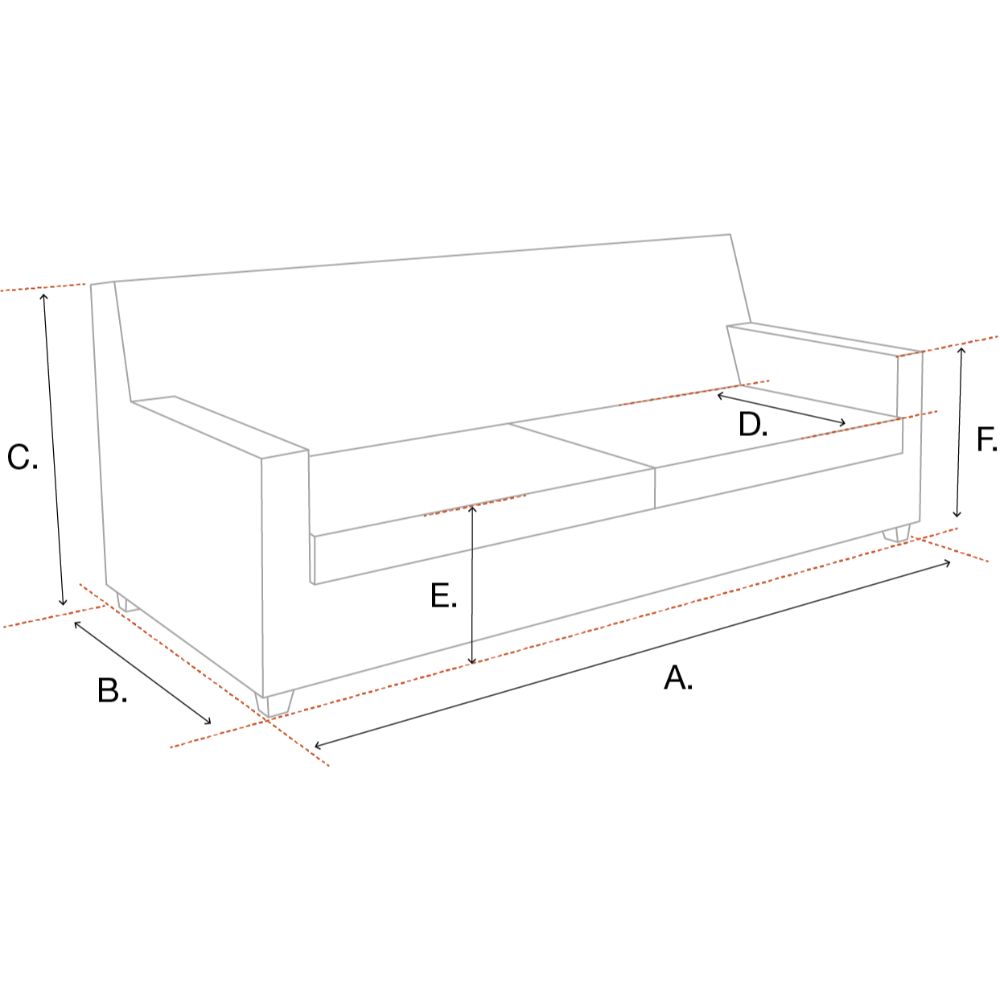 Modern Lé Luxe Corso Sofa-Freedom Room