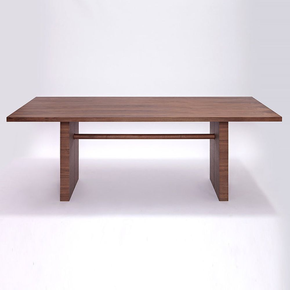 Modern Lé Luxe Jennie Dining Table - Walnut-Freedom Room