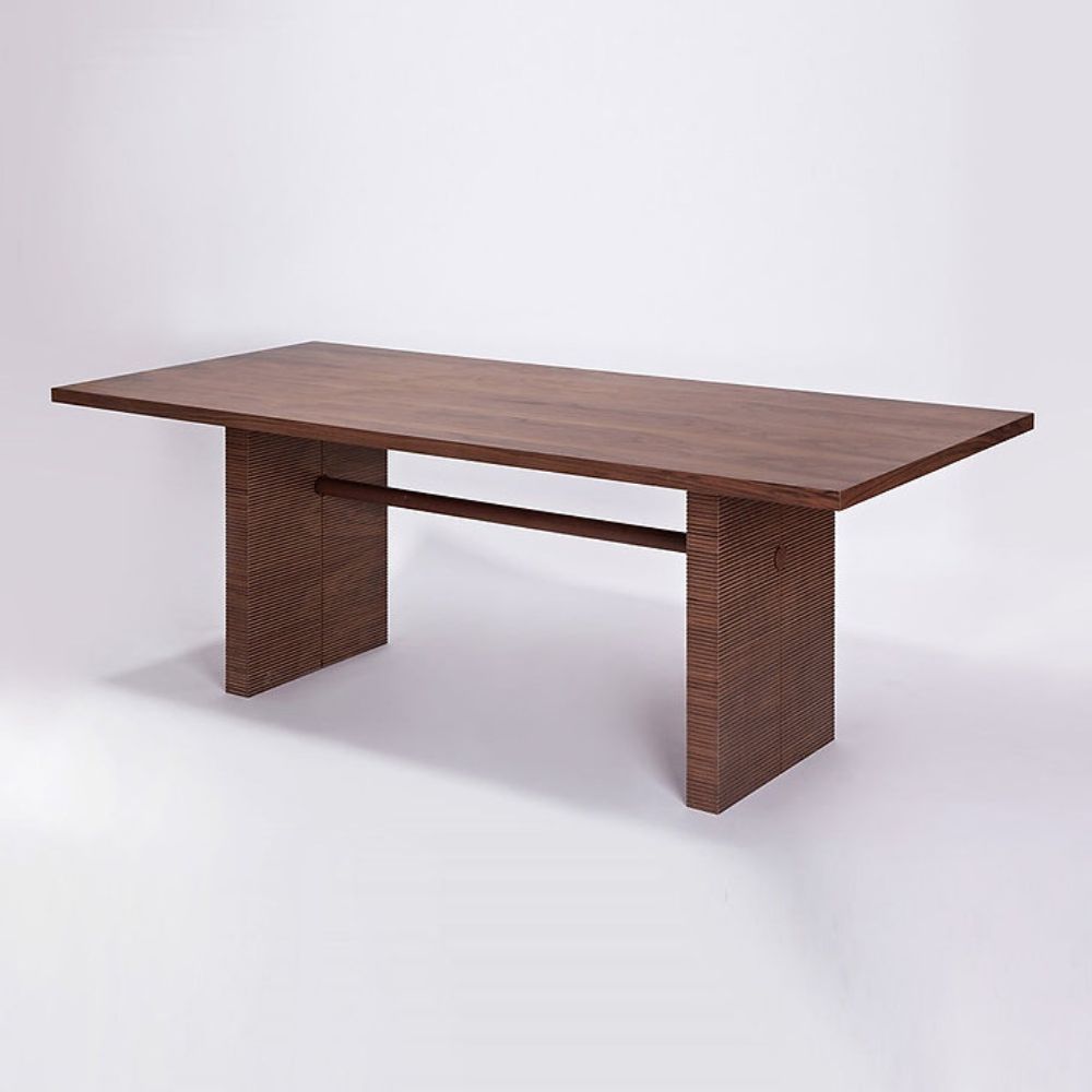 Modern Lé Luxe Jennie Dining Table - Walnut-Freedom Room