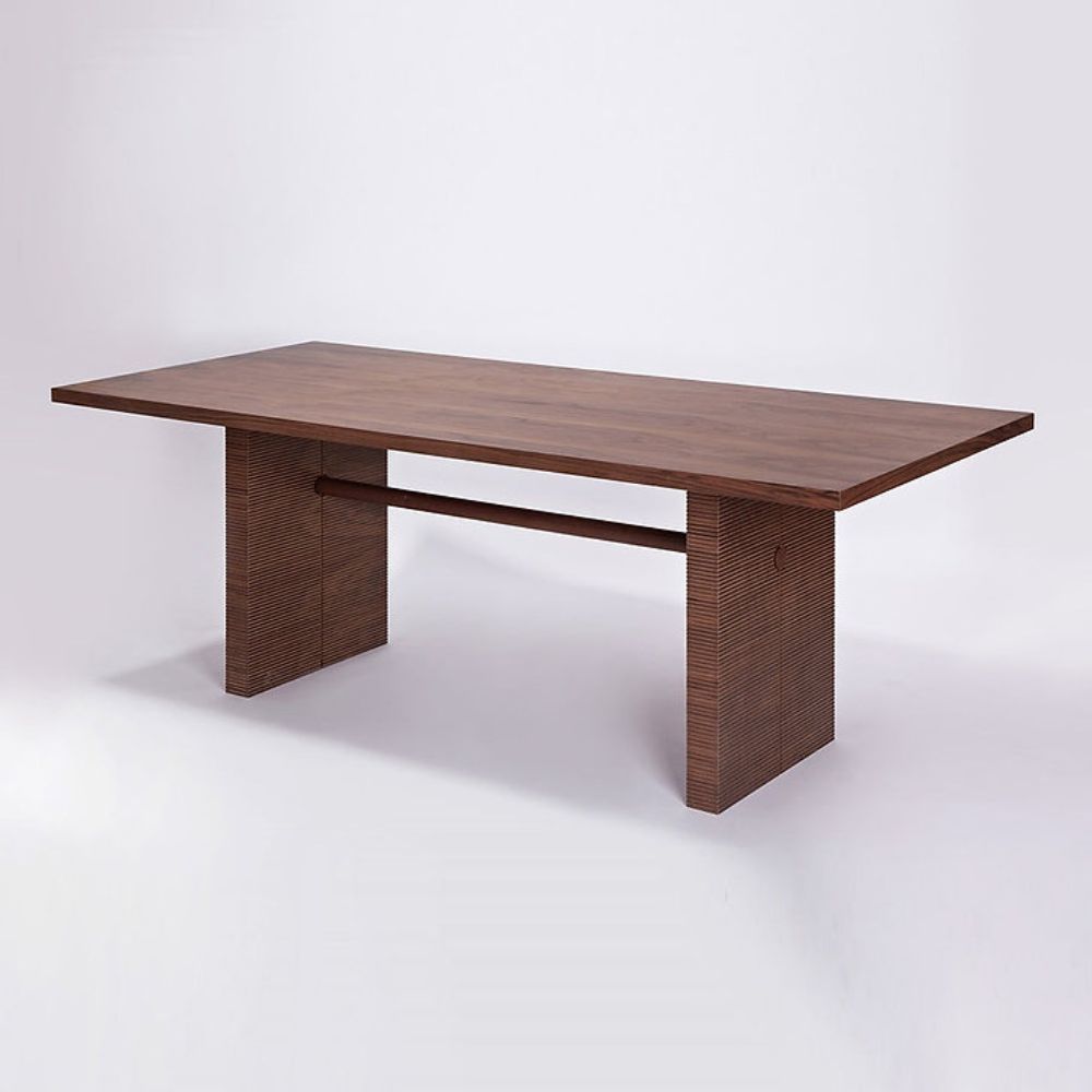 Modern Lé Luxe Jennie Dining Table - Walnut | Freedom Room