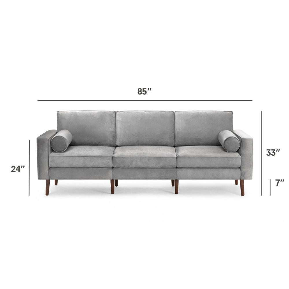 Modern Lé Luxe Nomad Velvet Sofa-Freedom Room